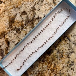 Touchstone Crystal Mini Rose Gold Chanelle Necklace